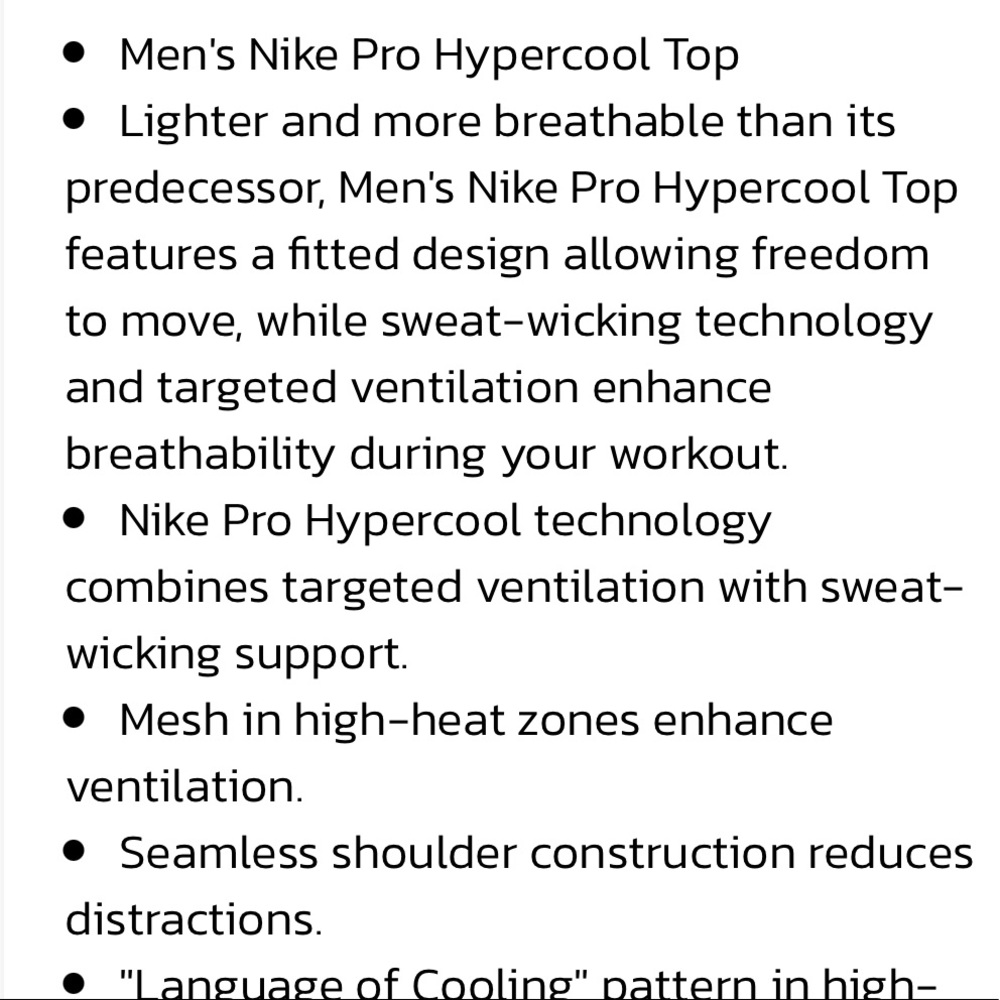 Nike Hypercool shirt - Picture 4 of 5